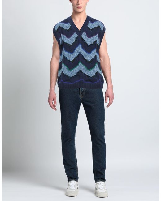 Missoni Blue Jumper for men
