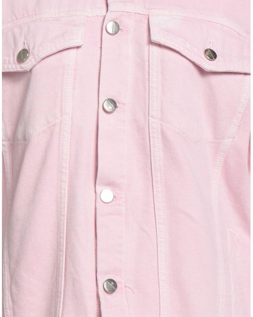 hinnominate Pink Denim Outerwear Cotton