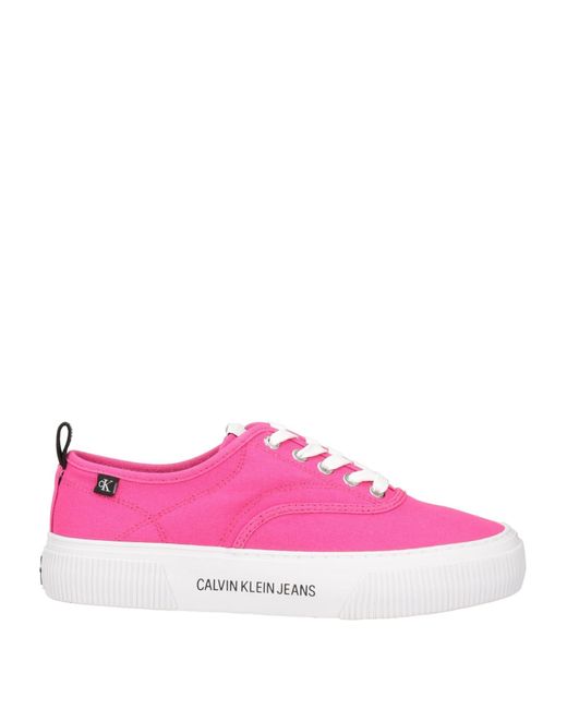 Calvin klein shop pink trainers