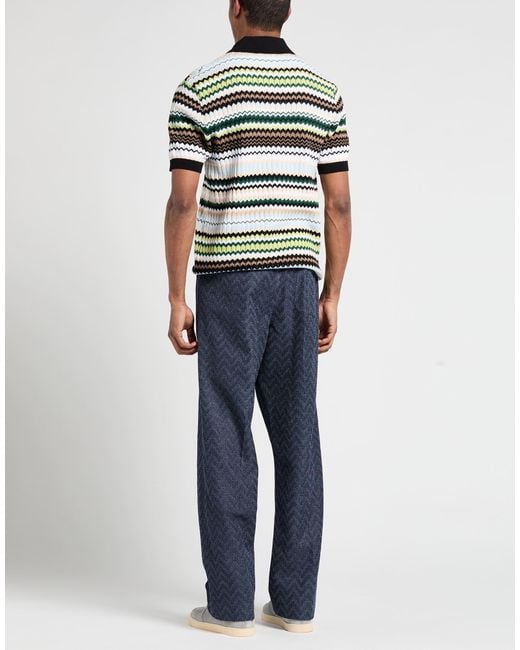 Missoni Blue Trouser for men