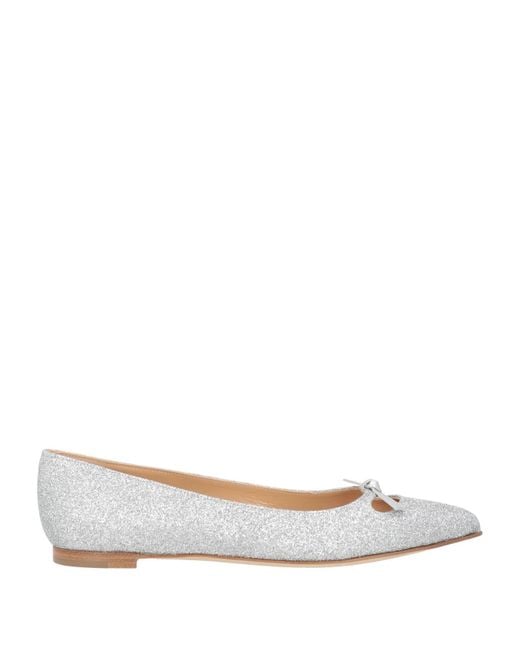 Ballerine di Sergio Rossi in White