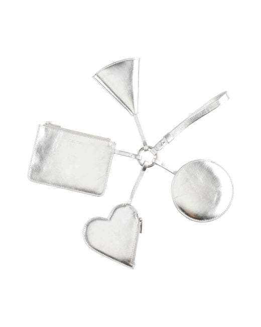Jil Sander White Coin Purse