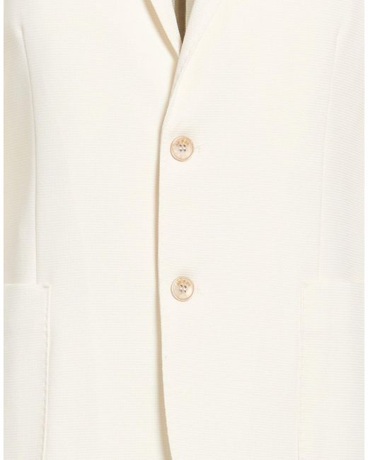 AT.P.CO White Blazer Polyester, Viscose, Elastane for men