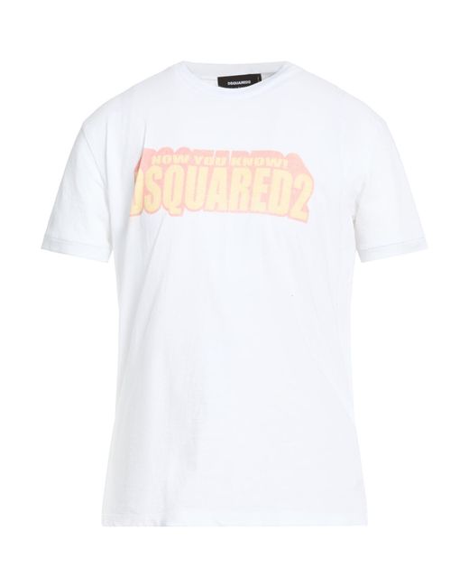 DSquared² White T-Shirts for men