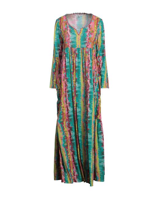 CONNOR & BLAKE Green Maxi Dress Cotton