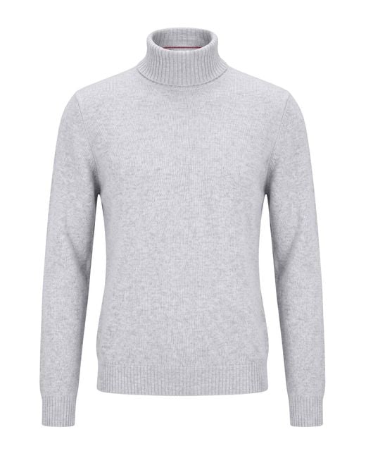 Brunello Cucinelli Blue Light Turtleneck Cashmere for men