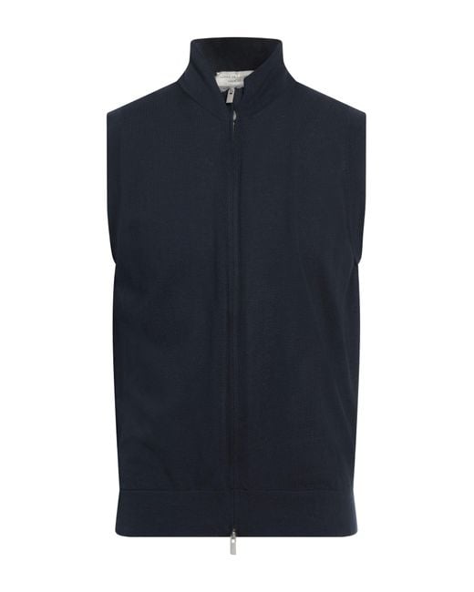 FILIPPO DE LAURENTIIS Blue Cardigan for men