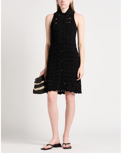 Sportmax Black Mini Dress