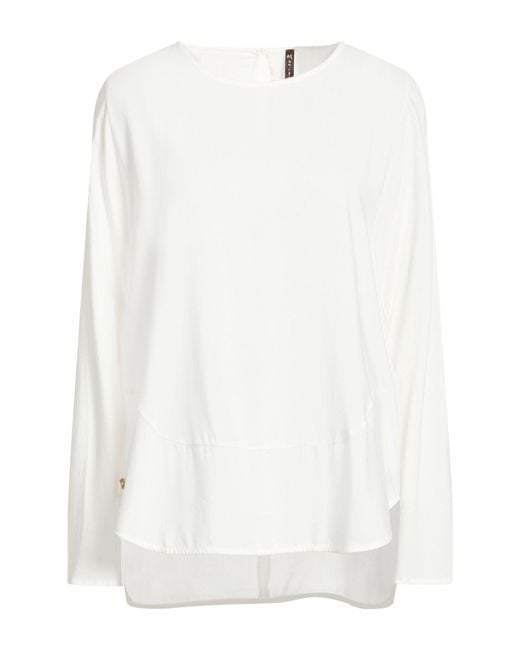 Manila Grace White Top Viscose