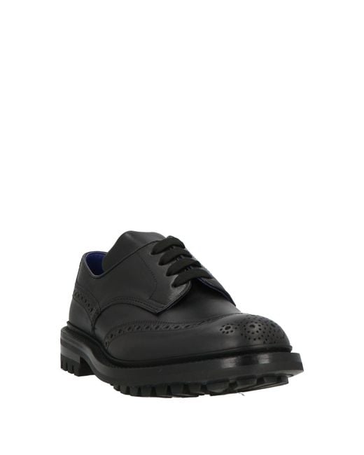 Tricker's Black Lace-Up Shoes for men