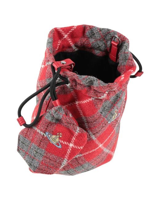 Vivienne Westwood Red Handbag Textile Fibers