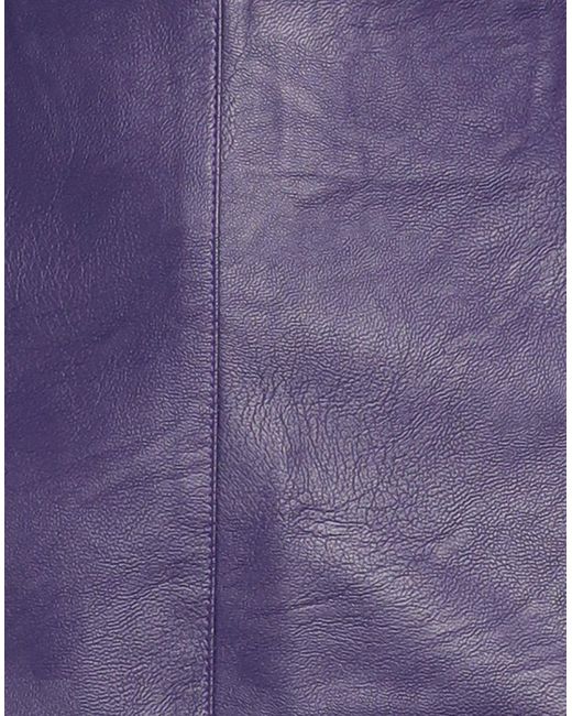 Jijil Purple Mini Skirt Polyester