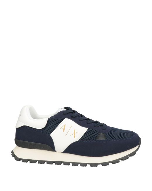 ARMANI EXCHANGE Blue Trainers for men