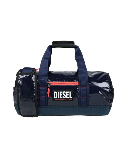 DIESEL Blue Duffel Bags for men