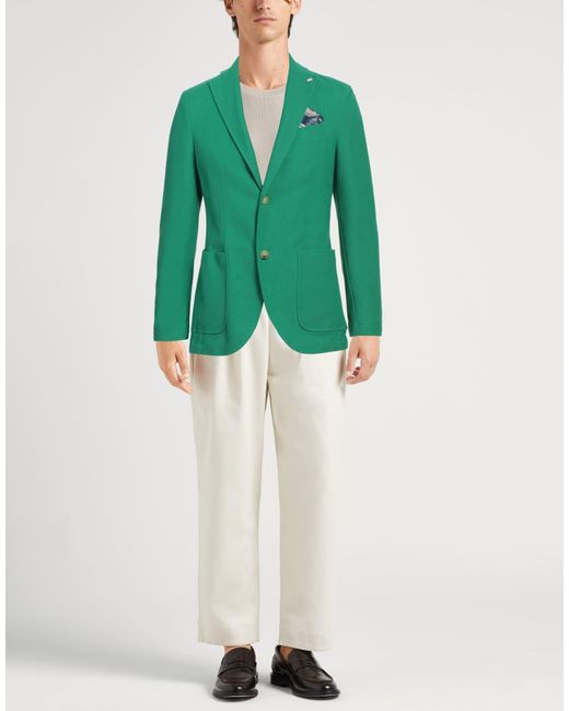 Manuel Ritz Green Blazer for men