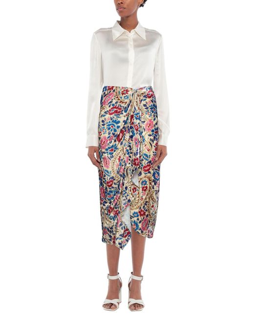 Isabel Marant White Midi Skirt