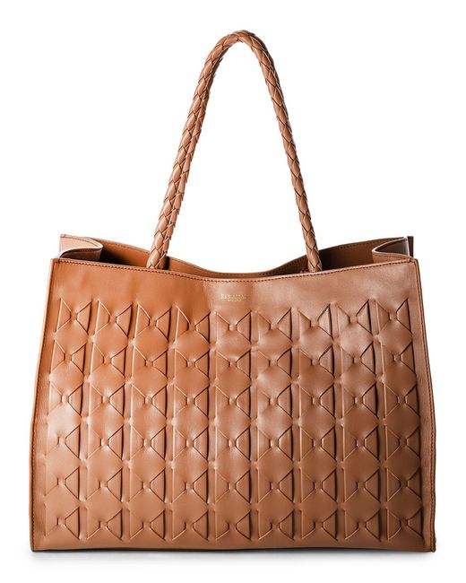 Borsa A Mano di Serapian in Brown