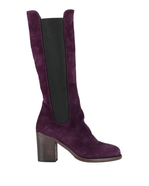 Pantanetti Purple Plum Boot Leather