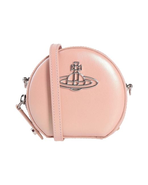 Vivienne Westwood Pink Cross-Body Bag Leather