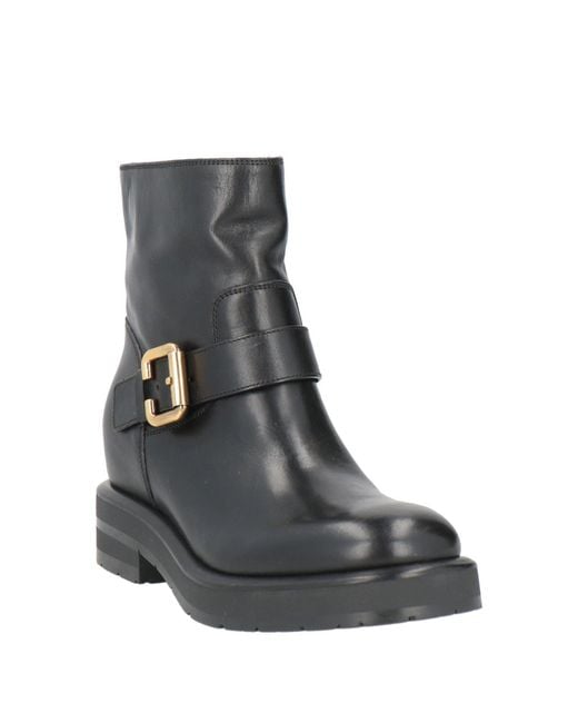 Chloé Black Ankle Boots Leather