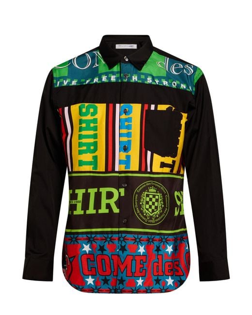 Comme des Garçons Green Shirt Cotton, Polyester for men