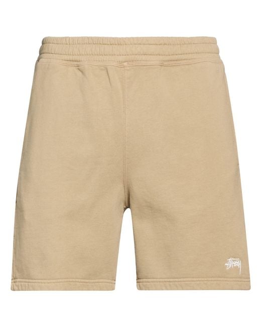Stussy Natural Shorts & Bermuda Shorts Cotton for men