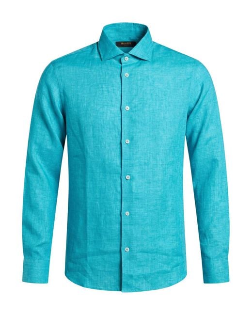 Moorer Blue Shirts for men