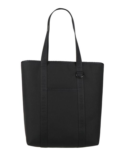 Céline Black Shoulder Bag Textile Fibers for men