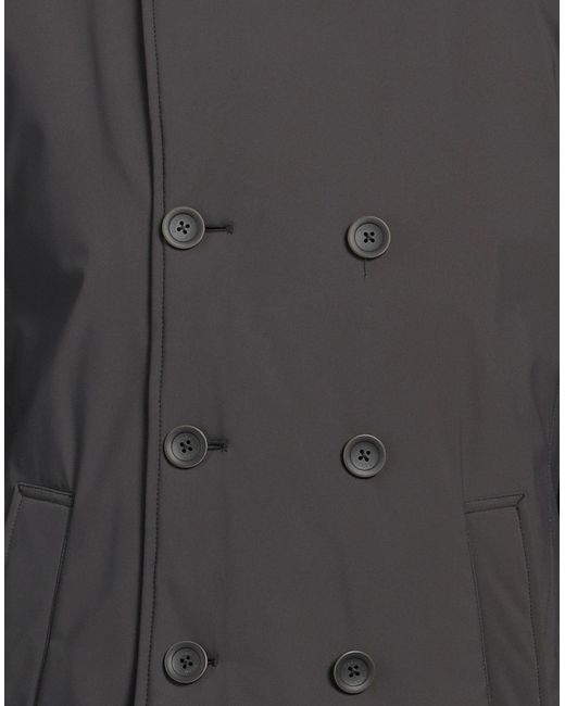 Herno Gray Puffer Polyamide, Elastane for men