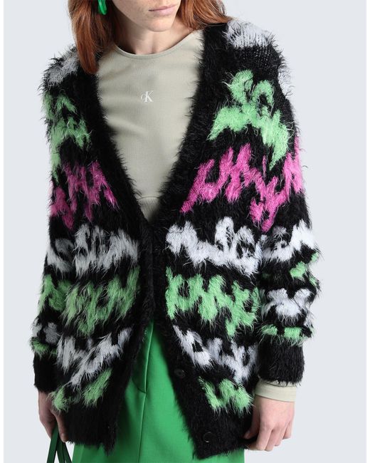 MSGM Green Cardigan