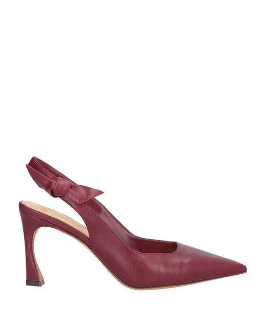 Alexandre Birman Pink Burgundy Pumps Leather