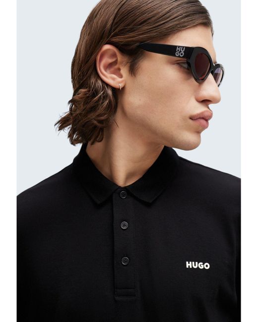 HUGO Poloshirt in Black für Herren