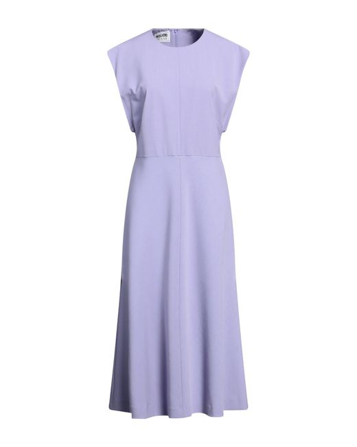 Moschino Purple Midi Dress