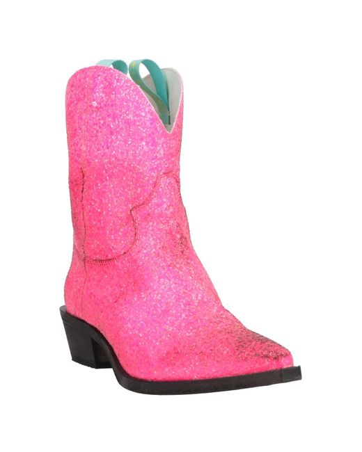 Lemarè Pink Ankle Boots