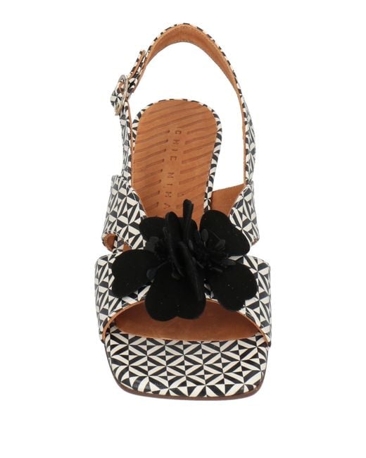 Chie Mihara Black Sandals