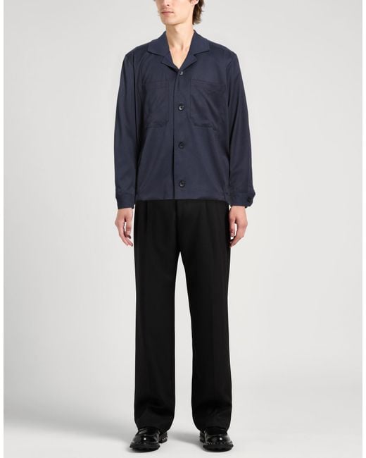 Imperial Blue Jacket Polyester, Viscose, Elastane for men