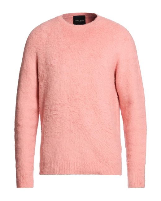 Pullover Roberto Collina pour homme en coloris Pink