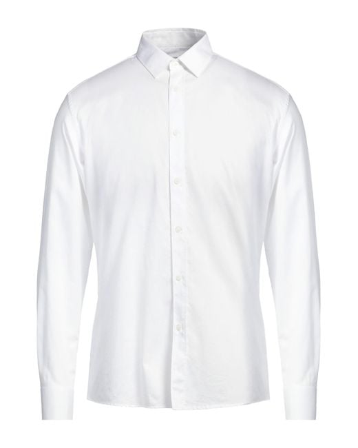 Daniele Alessandrini White Shirt Cotton for men