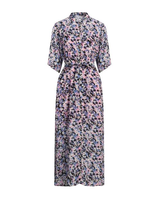EMMA & GAIA Purple Maxi Dress Viscose