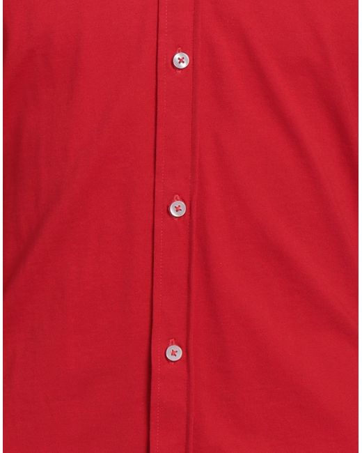 Camisa Mp Massimo Piombo de hombre de color Rojo | Lyst