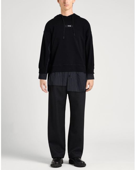 Versace Jeans Couture Blue Sweatshirt Cotton, Elastane for men