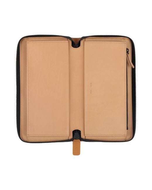Common Projects Natural Document Holder Leather for men