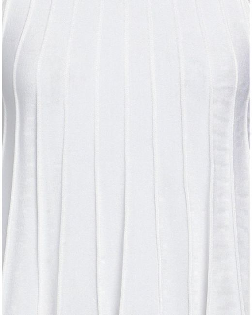 D.exterior White Top Viscose, Polyamide, Metallic Polyester, Elastane