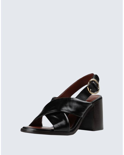 See By Chloé Black Sandals