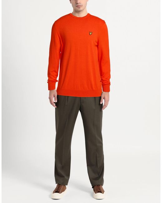 Lyle & Scott Pullover in Orange für Herren