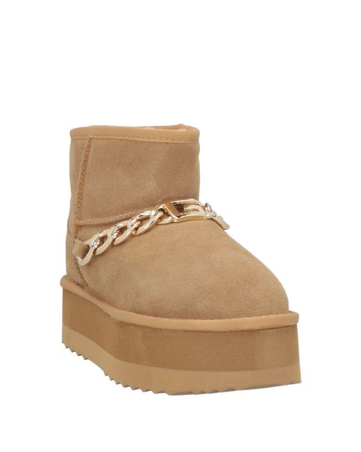 Gaelle Paris Brown Ankle Boots