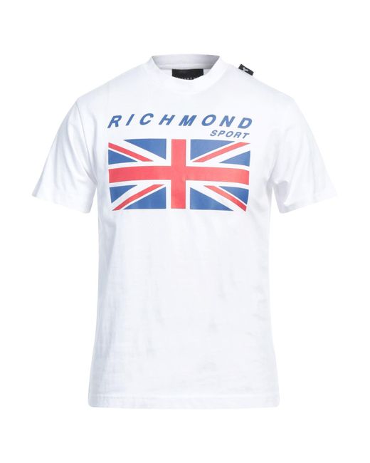 RICHMOND White T-shirt for men