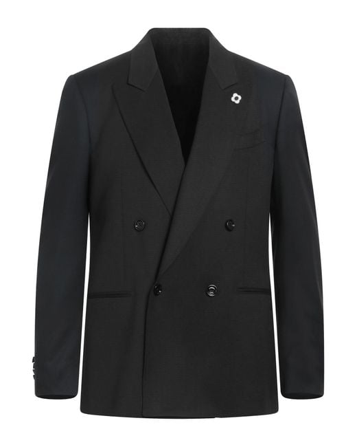 Lardini Black Blazer for men