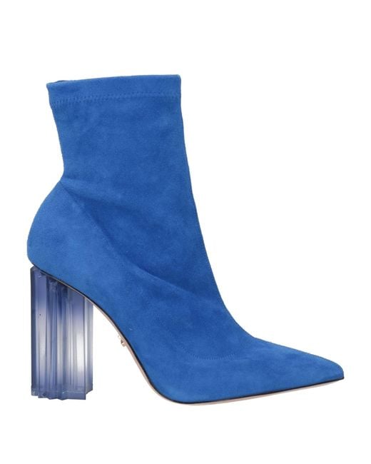 Bright blue ankle boots online