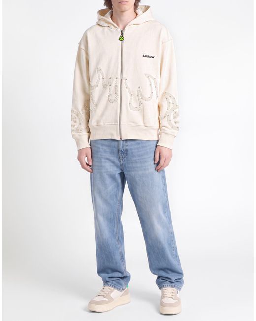 Barrow Natural Ivory Sweatshirt Cotton for men